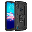 Armor Case for Motorola Moto E6S, Nox Case Ring, black