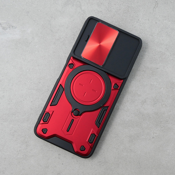 Armor case for Infinix Note 12 Pro 4G / Note 12 2023, CamShield Slide, red