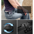 Armored Case for Samsung Galaxy Z Flip 5 5G, Dexnor Clip Holder, purple