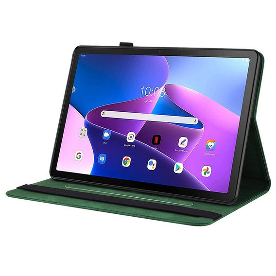 Case for Lenovo Tab M10 Plus 10.6 Gen 3 TB-125F TB-128F, Butterfly, green