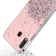 Case for Samsung Galaxy A20E, Glittery, pink
