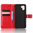 Flip case for Xiaomi Redmi A1 4G / A2 4G, Crazy Horse Wallet, red