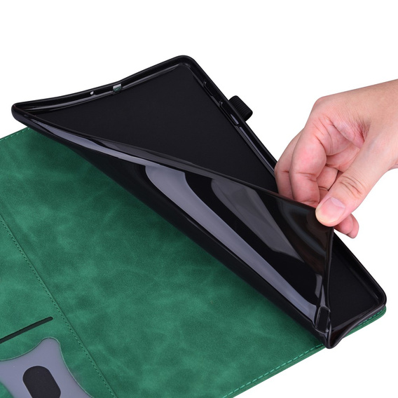 Case for Xiaomi Redmi Pad Pro / Xiaomi Poco Pad, Classic, with space for stylus, green