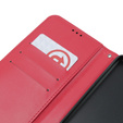 Flip case for Oppo A79 5G, Crazy Horse Wallet, red
