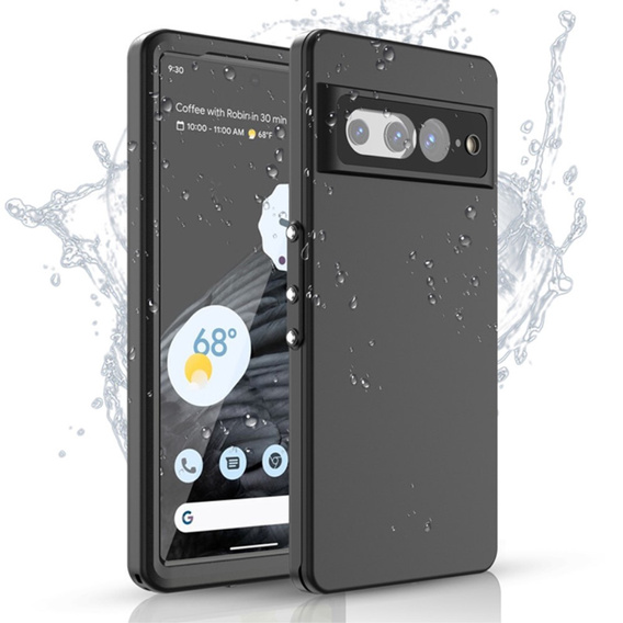 IP68 Waterproof Case for Google Pixel 7 Pro, Redpepper, black