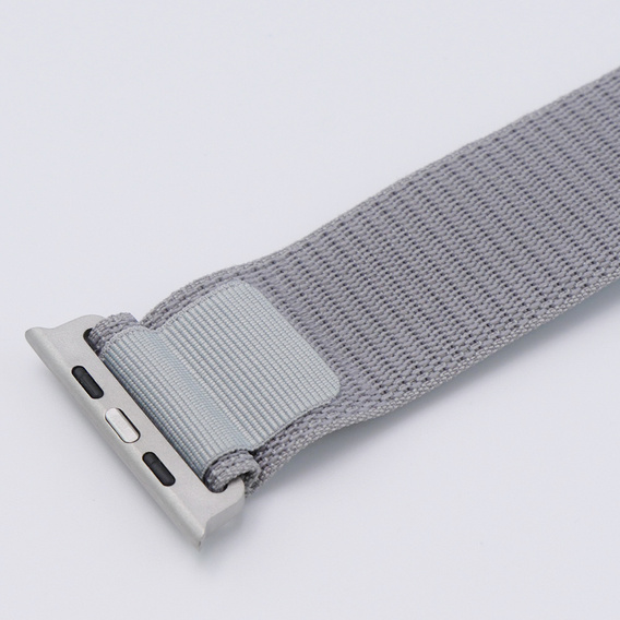 Nylon Strap for Apple Watch 1/2/3/4/5/6/7/8/SE/ULTRA 42/44/45/49mm, Grey