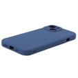 Case for iPhone 15 Plus, Silicone Lite, dark blue
