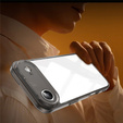 Silicone sleeve for iPhone Air, with hard back, smoky black