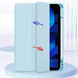 Case for iPad 10.9 2022 10 Gen, Smartcase Hybrid, with stylus space, blue