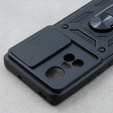 Case for Oppo Reno 10 / 10 Pro, CamShield Slide, black