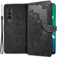 Flip case for Samsung Galaxy Z Fold 4 5G, Mandala, black