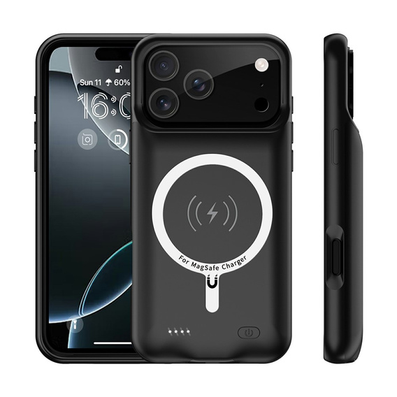 iPhone 17 Pro Max Powerbank 6000mAh MagSafe battery case