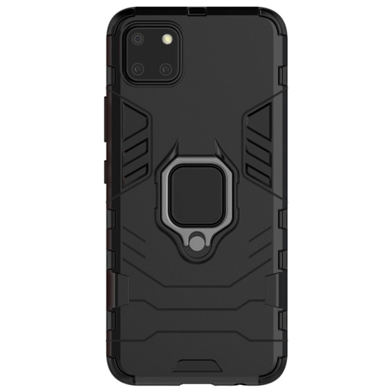 Case for Realme C11 2021, Kickstand Ring, black
