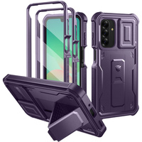 Armored case for Samsung Galaxy A26 5G, Dexnor Full Body (Two Frames), purple