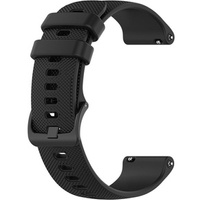Silicone Universal Strap 20mm, Black