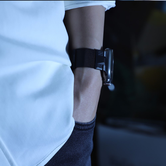 Milanese bracelet for Apple Watch 1/2/3/4/5/6/7/8/SE/ULTRA (42/44/45/49 MM) - Black