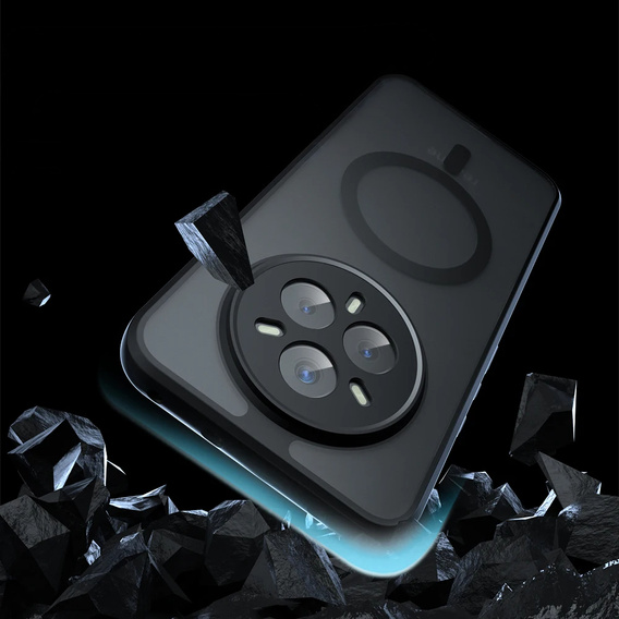 Case for Realme 14 Pro 5G, for MagSafe, ERBORD Matt Case, black