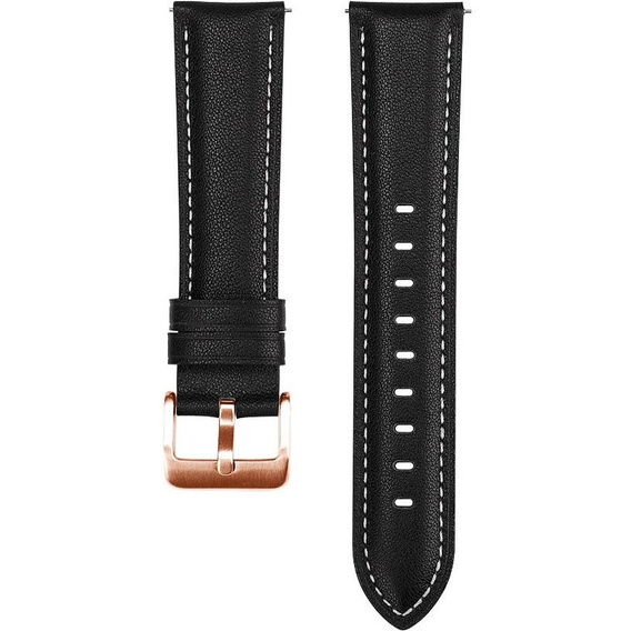 Leather Belt for Samsung Galaxy Watch 42mm - Black