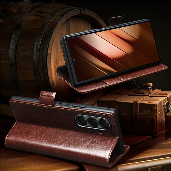 Leather wallet case with stand function for Samsung Galaxy Z Fold7