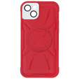 Case for iPhone 15 Plus, ERBORD Armor Mag, red
