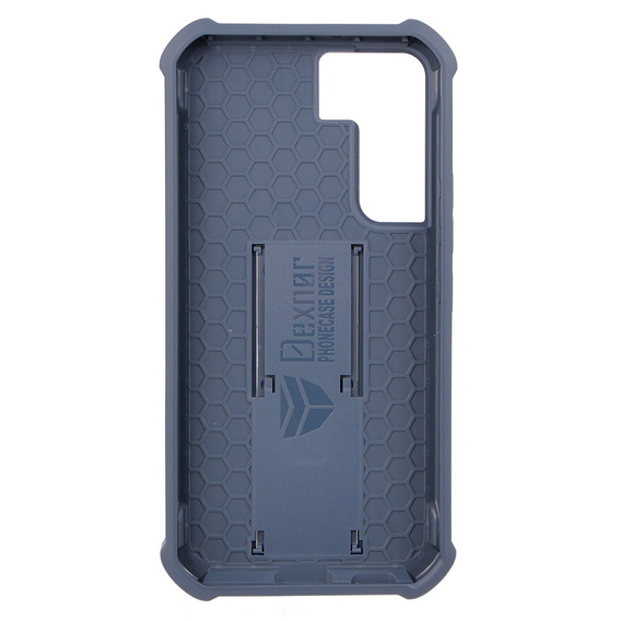 Armored case for Samsung Galaxy S22, Dexnor Full Body, dark blue
