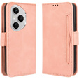 Flip case for Honor 400 Pro 5G, Card Slot, pink