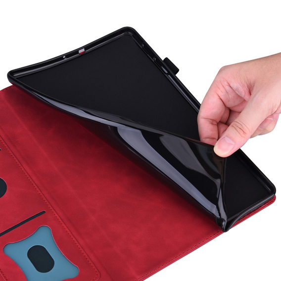Case for Xiaomi Redmi Pad Pro / Xiaomi Poco Pad, Classic, with space for stylus, red
