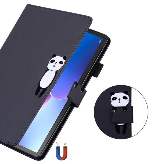 Case for Lenovo Tab M10 Plus 10.6 Gen 3, with flap, animal, black