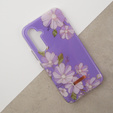 Case for Samsung Galaxy A54 5G, Suritch Full Body Flowers, purple