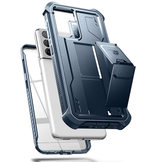 Armored case for Samsung Galaxy S21, Dexnor Full Body, blue