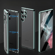 Case for Samsung Galaxy S23 Ultra, Magnetic Dual Glass, green
