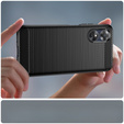 Case for Oppo A17, Carbon, black