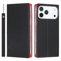 Litchi Skin Grain flip case for iPhone 17 Pro