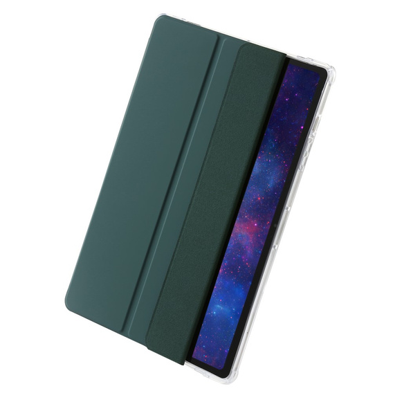 Case for Samsung Galaxy Tab S9 Ultra, Smartcase Hybrid, with stylus space, dark green