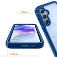 Case for Samsung Galaxy A55 5G, Shockproof, with film, blue