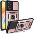 Case for Oppo A78 4G, CamShield Slide, pink rose gold
