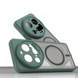 Case for Xiaomi 15 Ultra, for MagSafe, ERBORD Matt Case, green