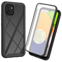 Case for Samsung Galaxy A03, Shockproof, with film, black