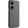 Case for Oppo A18 4G / A38 4G, Fusion Hybrid, with camera protection, matt / black