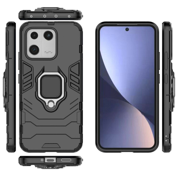 Case for Xiaomi 13, Kickstand Ring, black