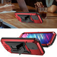 Case for iPhone 14 Pro, R-JUST CamShield Slide, armoured, red / black