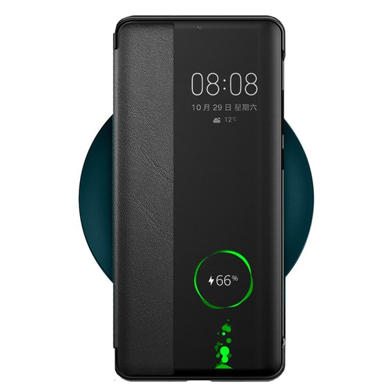 Flap case for Huawei P40, Side View, black