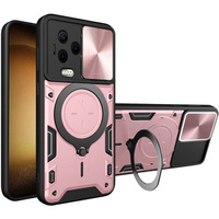 Armor case for Infinix Note 12 Pro 4G / Note 12 2023, CamShield Slide, pink rose gold