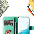 Flip case for Samsung Galaxy A54 5G, Mandala Flower, green