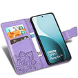 Flap case for Oppo Reno 14, Butterfly, wallet, purple