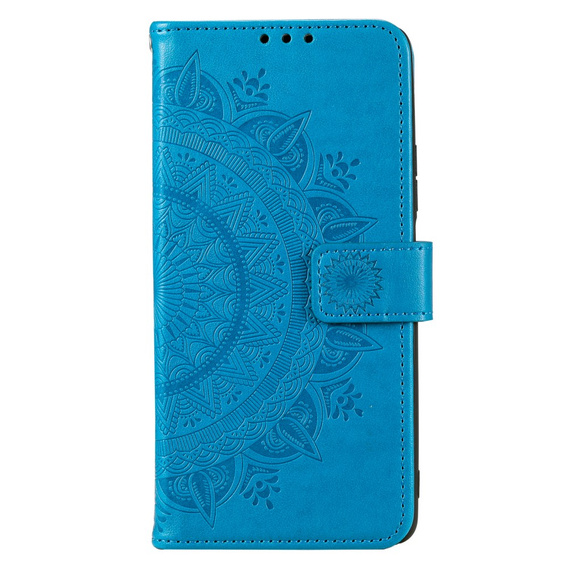 Flip case for Motorola Moto G73 5G, Mandala Flower, blue