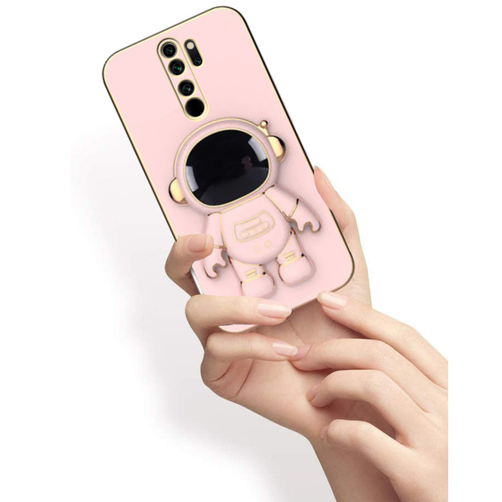 Case for Xiaomi Redmi Note 8 Pro, Astronaut, pink rose gold