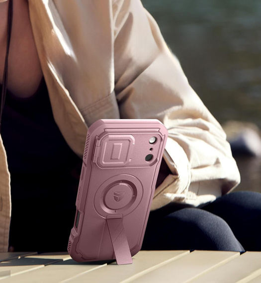 Dexnor armoured case with stand and camera shutter, for MagSafe for iPhone 17 Pro Max