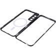 Magnetic Dual Glass MagSafe case for Samsung Galaxy S21, black