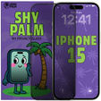 Shy Palm Privacy Tempered Glass for iPhone 15